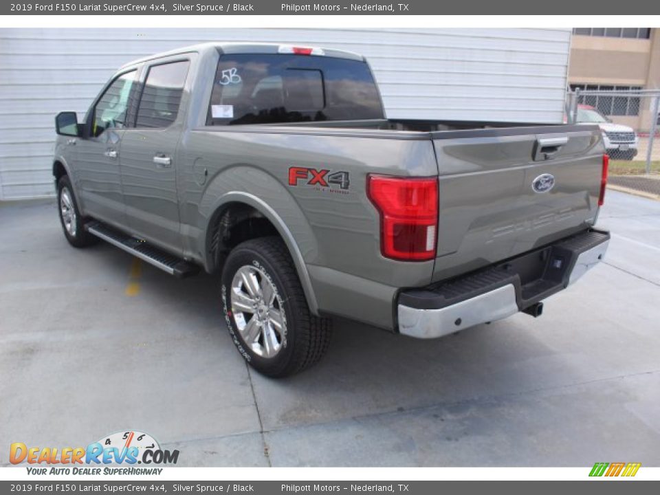 2019 Ford F150 Lariat SuperCrew 4x4 Silver Spruce / Black Photo #17