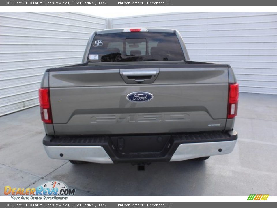 2019 Ford F150 Lariat SuperCrew 4x4 Silver Spruce / Black Photo #18