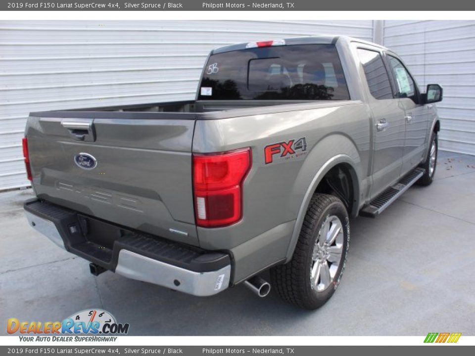 2019 Ford F150 Lariat SuperCrew 4x4 Silver Spruce / Black Photo #19