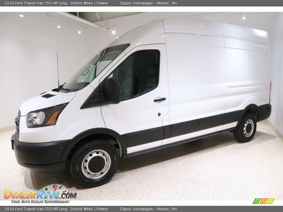2019 Ford Transit Van 250 HR Long Oxford White / Pewter Photo #3