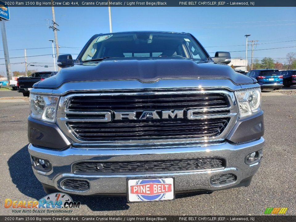 2020 Ram 1500 Big Horn Crew Cab 4x4 Granite Crystal Metallic / Light Frost Beige/Black Photo #2