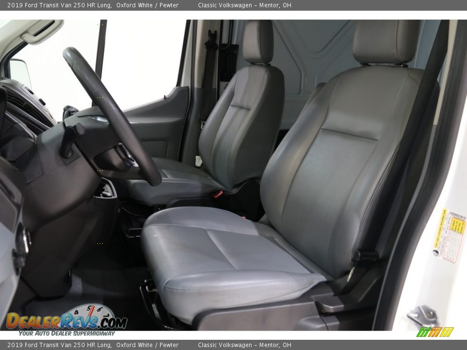2019 Ford Transit Van 250 HR Long Oxford White / Pewter Photo #5