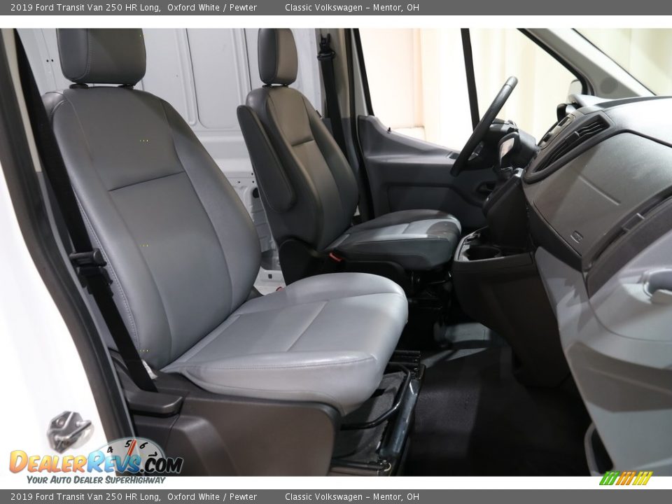 2019 Ford Transit Van 250 HR Long Oxford White / Pewter Photo #11