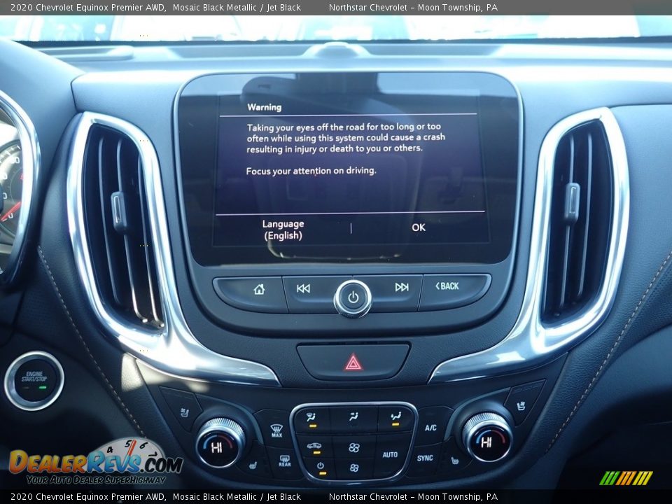 2020 Chevrolet Equinox Premier AWD Mosaic Black Metallic / Jet Black Photo #16