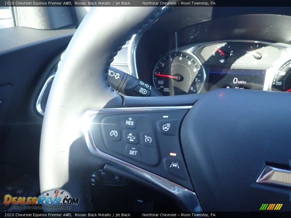 2020 Chevrolet Equinox Premier AWD Mosaic Black Metallic / Jet Black Photo #19