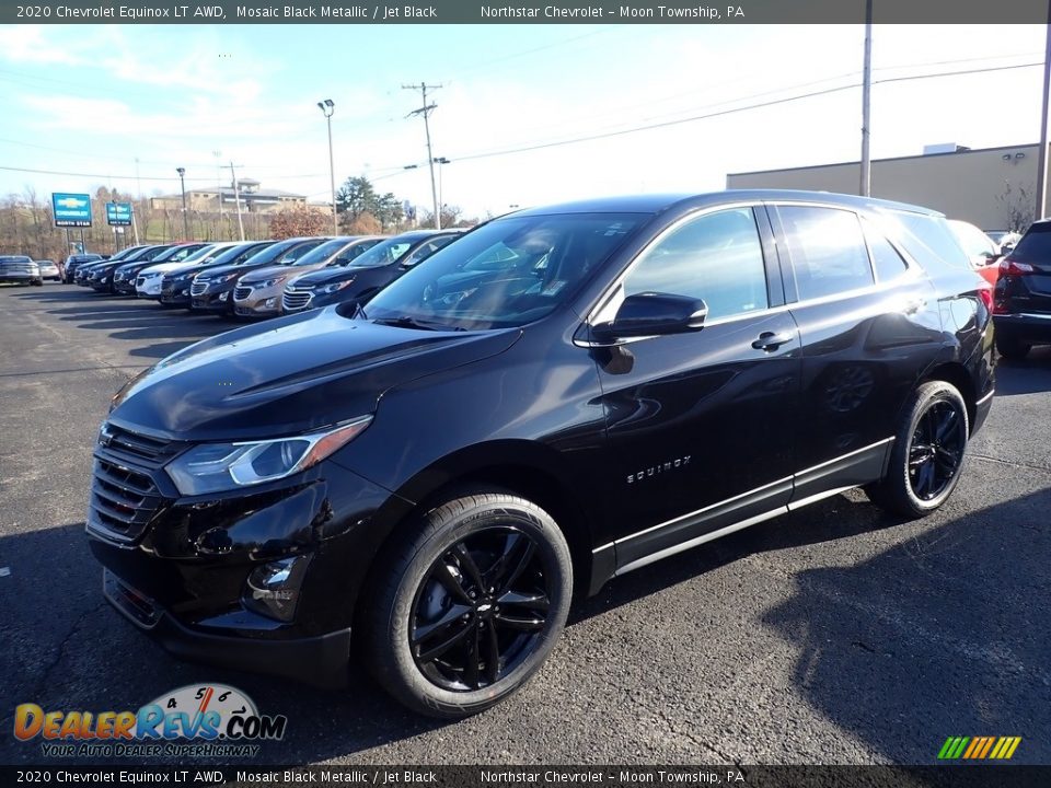 2020 Chevrolet Equinox LT AWD Mosaic Black Metallic / Jet Black Photo #1