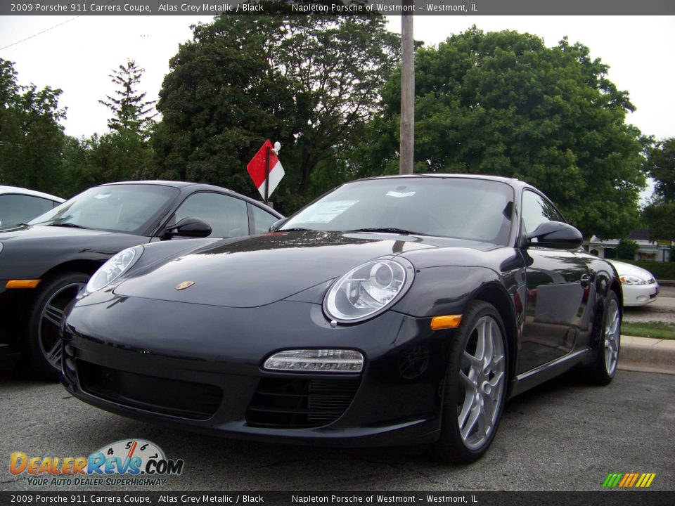 2009 Porsche 911 Carrera Coupe Atlas Grey Metallic / Black Photo #1