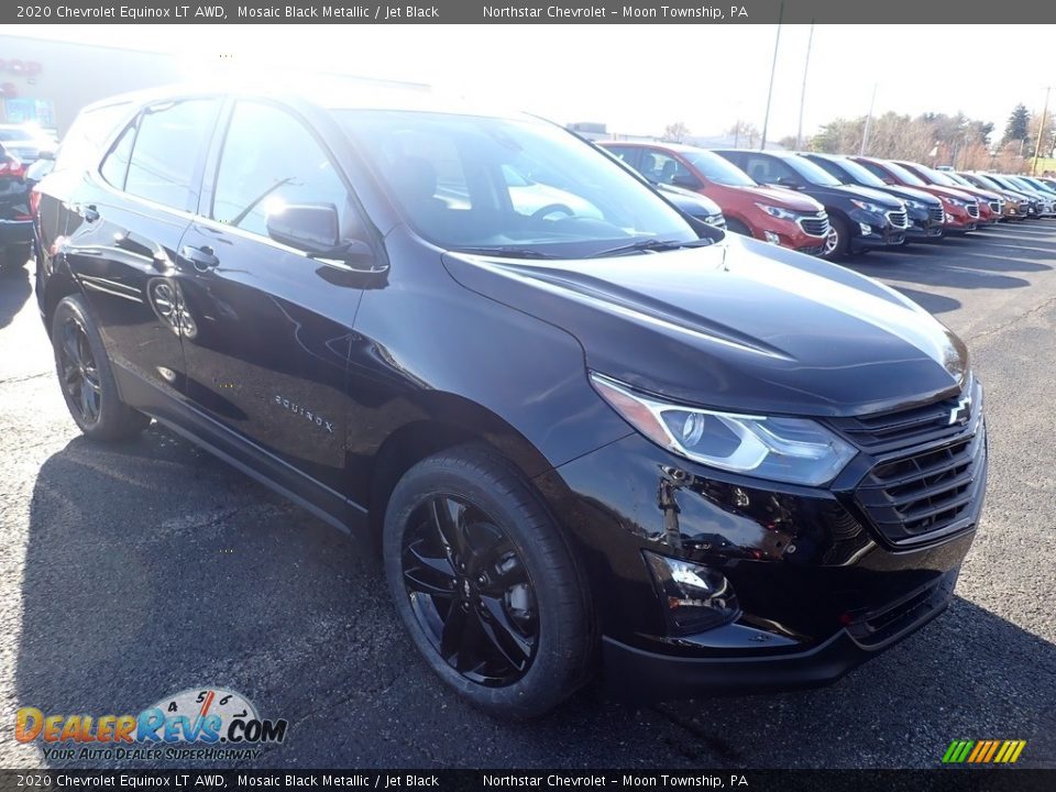 2020 Chevrolet Equinox LT AWD Mosaic Black Metallic / Jet Black Photo #7
