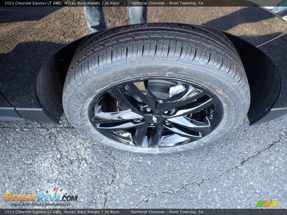 2020 Chevrolet Equinox LT AWD Mosaic Black Metallic / Jet Black Photo #9