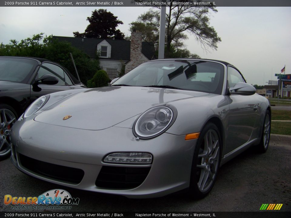 2009 Porsche 911 Carrera S Cabriolet Arctic Silver Metallic / Black Photo #1