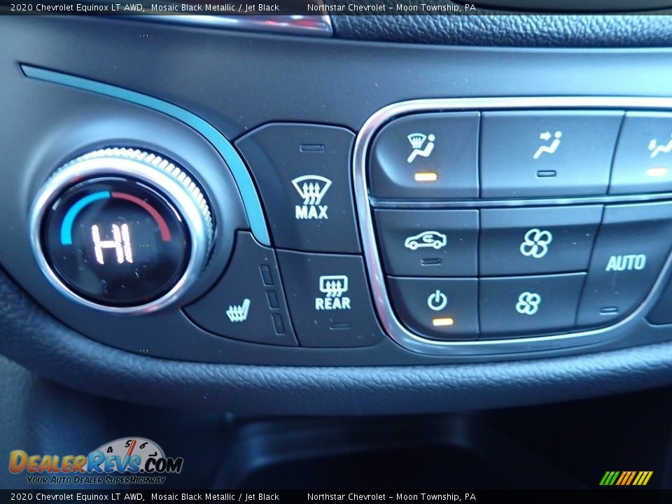 2020 Chevrolet Equinox LT AWD Mosaic Black Metallic / Jet Black Photo #19