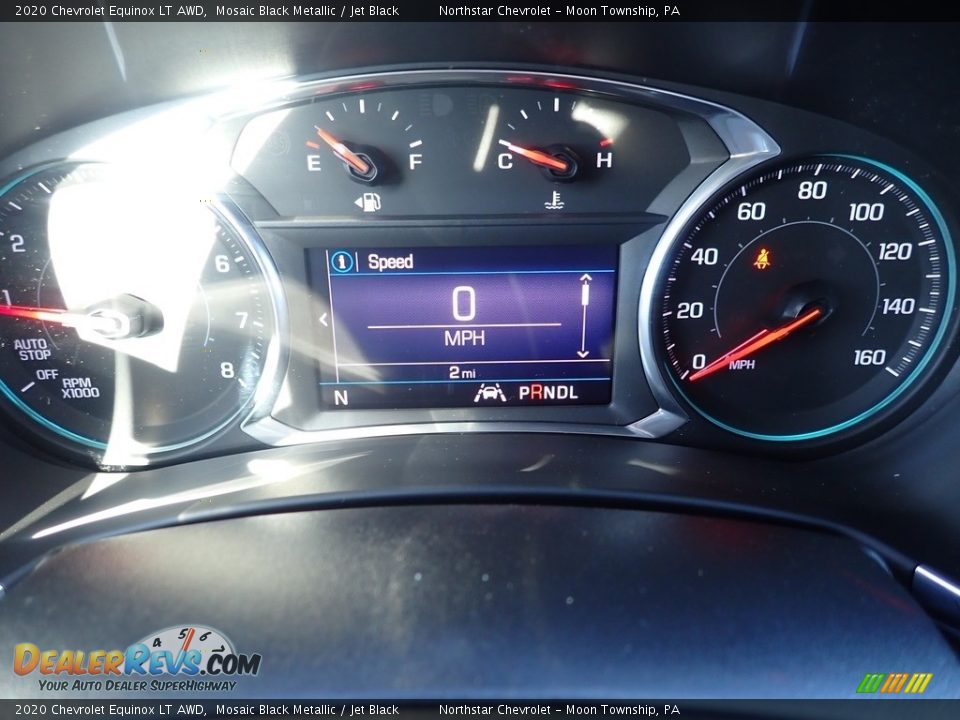 2020 Chevrolet Equinox LT AWD Mosaic Black Metallic / Jet Black Photo #20