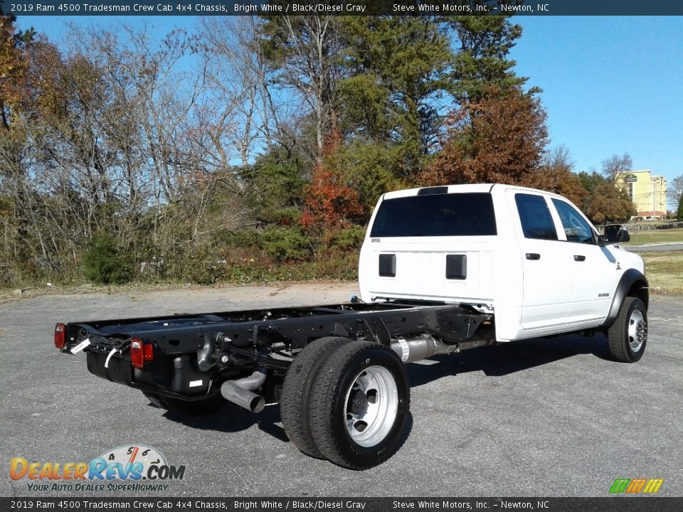 2019 Ram 4500 Tradesman Crew Cab 4x4 Chassis Bright White / Black/Diesel Gray Photo #6