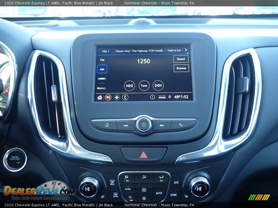 2020 Chevrolet Equinox LT AWD Pacific Blue Metallic / Jet Black Photo #17