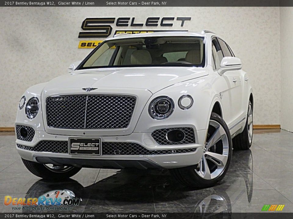 2017 Bentley Bentayga W12 Glacier White / Linen Photo #1