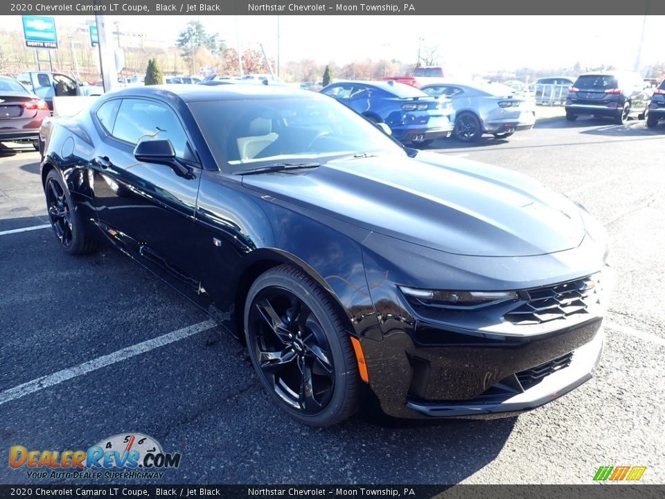 2020 Chevrolet Camaro LT Coupe Black / Jet Black Photo #7