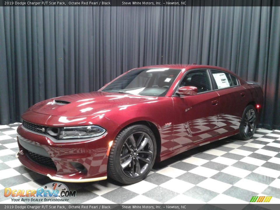 2019 Dodge Charger R/T Scat Pack Octane Red Pearl / Black Photo #2