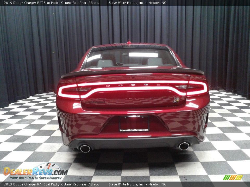 2019 Dodge Charger R/T Scat Pack Octane Red Pearl / Black Photo #7