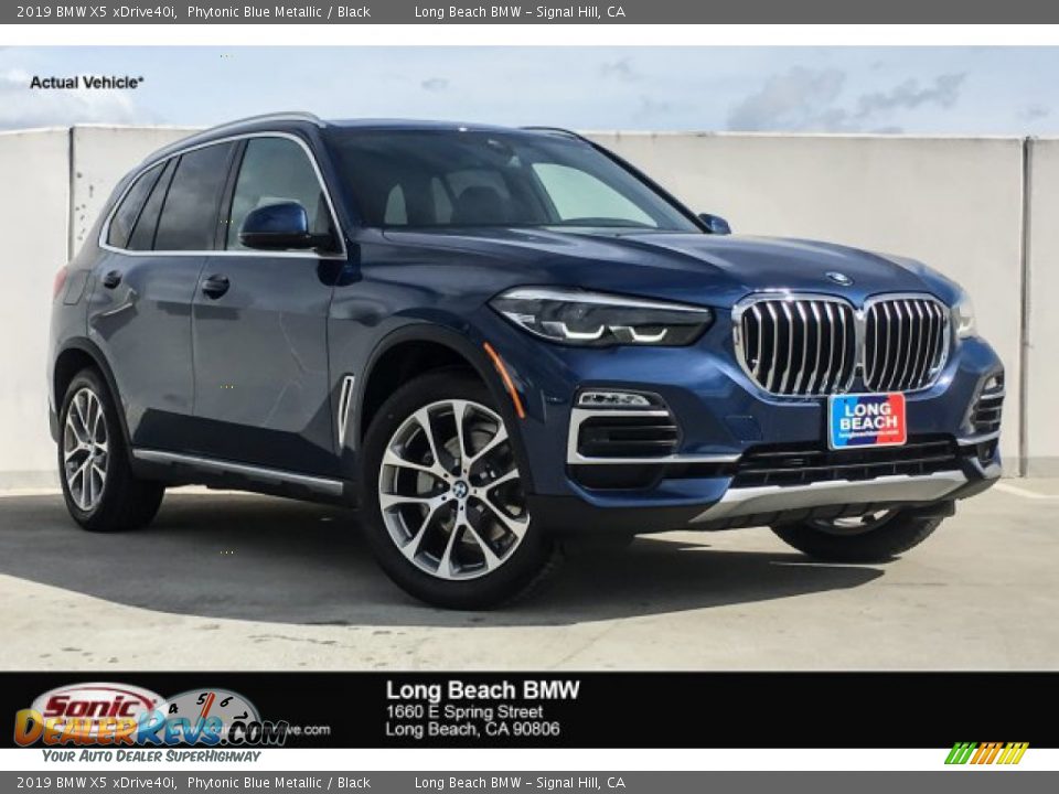2019 BMW X5 xDrive40i Phytonic Blue Metallic / Black Photo #1