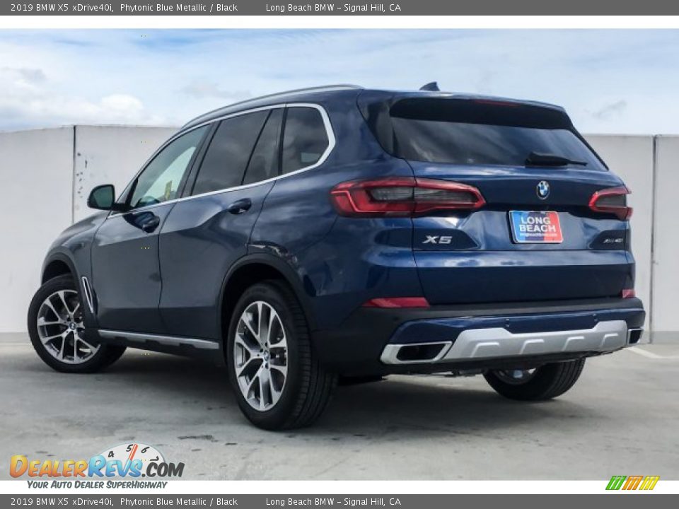 2019 BMW X5 xDrive40i Phytonic Blue Metallic / Black Photo #2