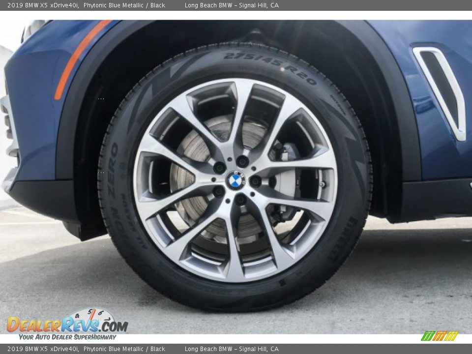 2019 BMW X5 xDrive40i Phytonic Blue Metallic / Black Photo #9