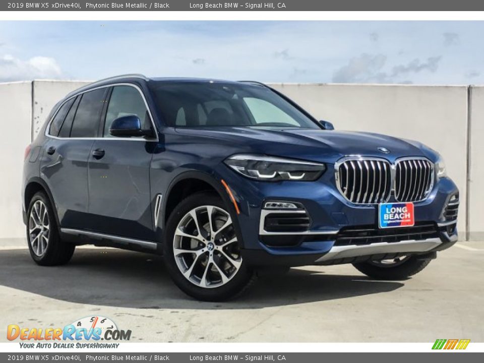 2019 BMW X5 xDrive40i Phytonic Blue Metallic / Black Photo #10