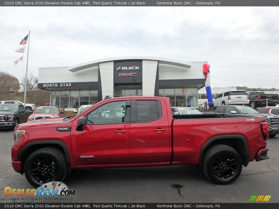 2019 GMC Sierra 1500 Elevation Double Cab 4WD Red Quartz Tintcoat / Jet Black Photo #1