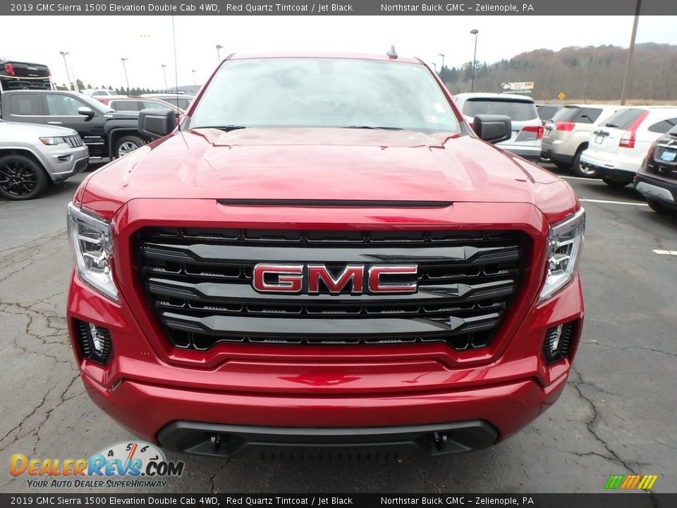 2019 GMC Sierra 1500 Elevation Double Cab 4WD Red Quartz Tintcoat / Jet Black Photo #3