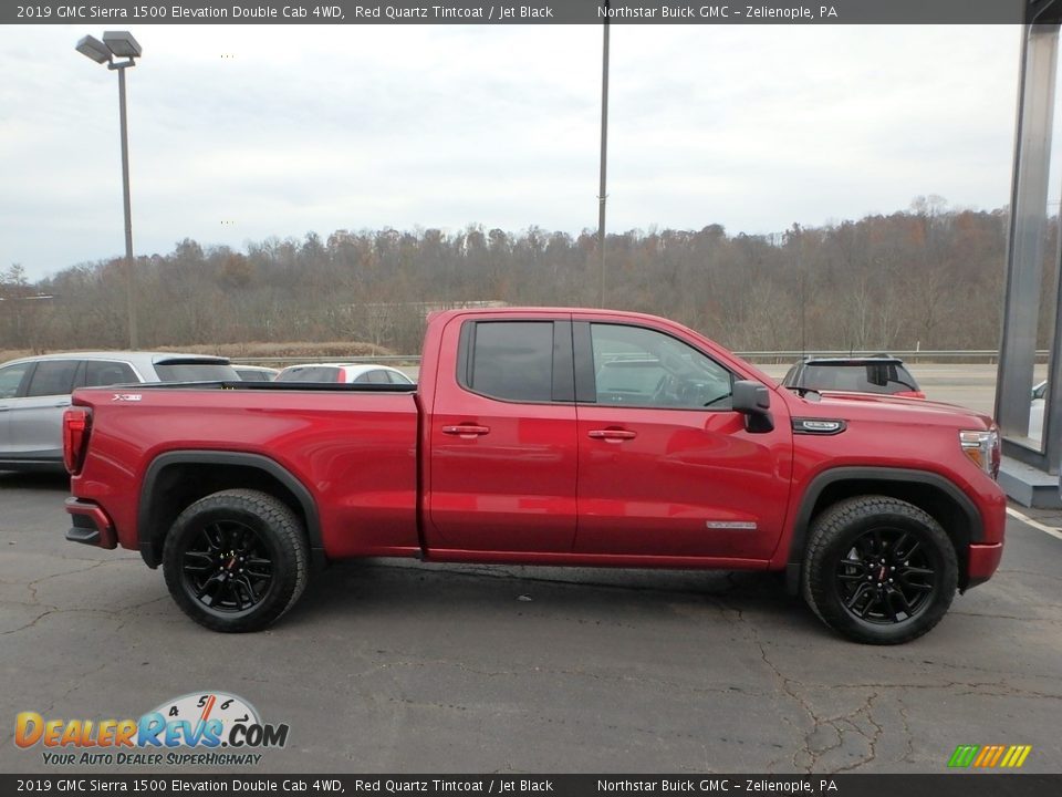 2019 GMC Sierra 1500 Elevation Double Cab 4WD Red Quartz Tintcoat / Jet Black Photo #5