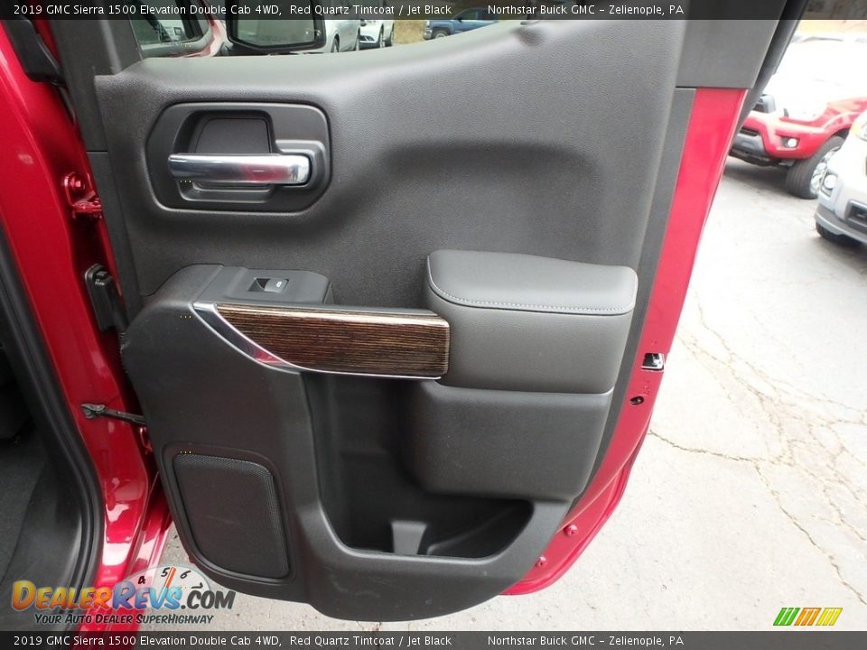 2019 GMC Sierra 1500 Elevation Double Cab 4WD Red Quartz Tintcoat / Jet Black Photo #8
