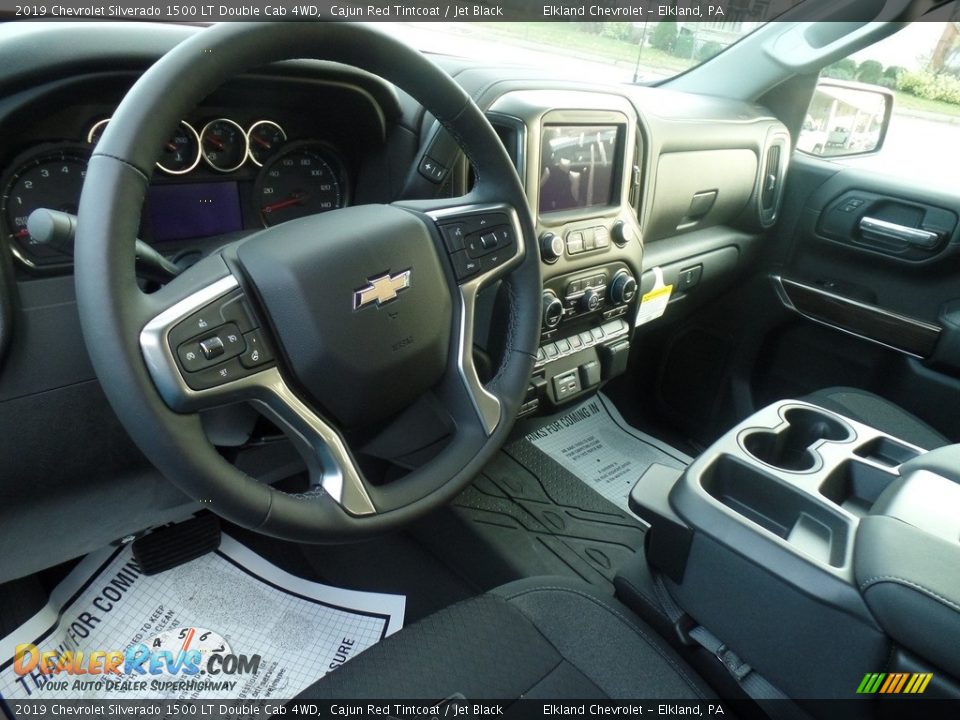 2019 Chevrolet Silverado 1500 LT Double Cab 4WD Cajun Red Tintcoat / Jet Black Photo #19
