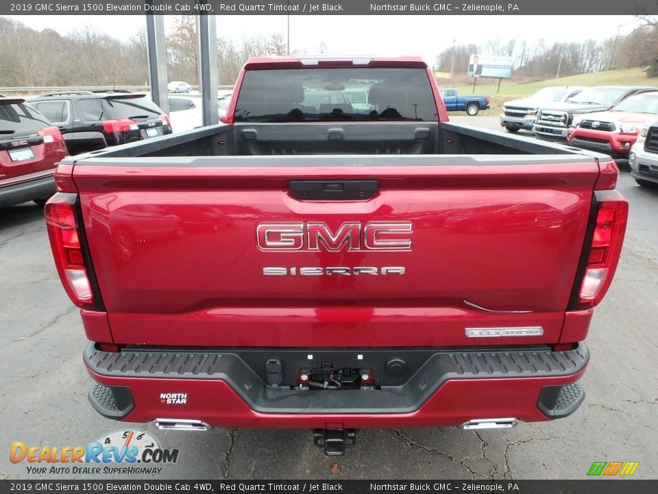 2019 GMC Sierra 1500 Elevation Double Cab 4WD Red Quartz Tintcoat / Jet Black Photo #10