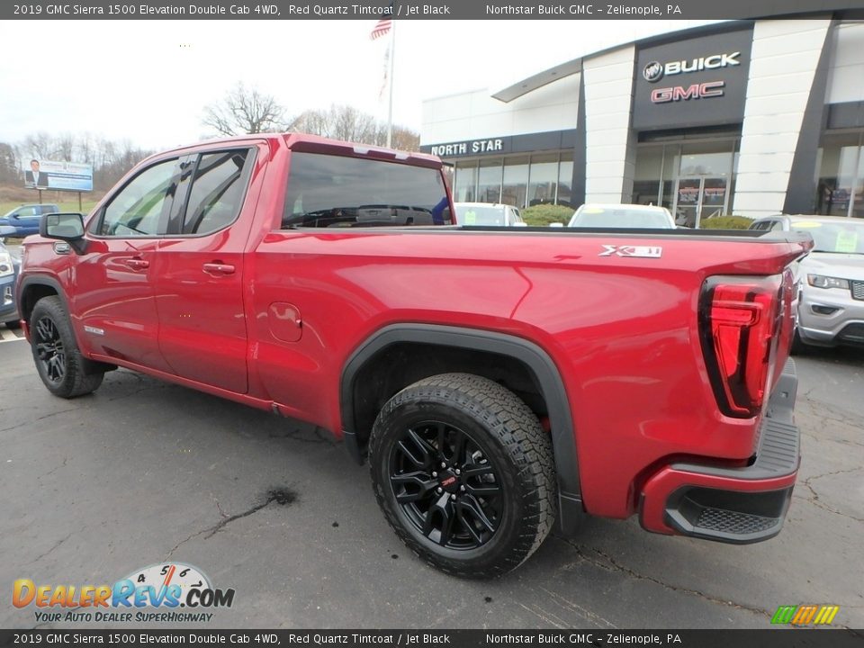 2019 GMC Sierra 1500 Elevation Double Cab 4WD Red Quartz Tintcoat / Jet Black Photo #11