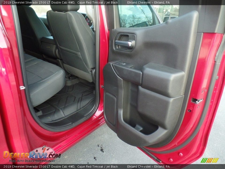 2019 Chevrolet Silverado 1500 LT Double Cab 4WD Cajun Red Tintcoat / Jet Black Photo #35