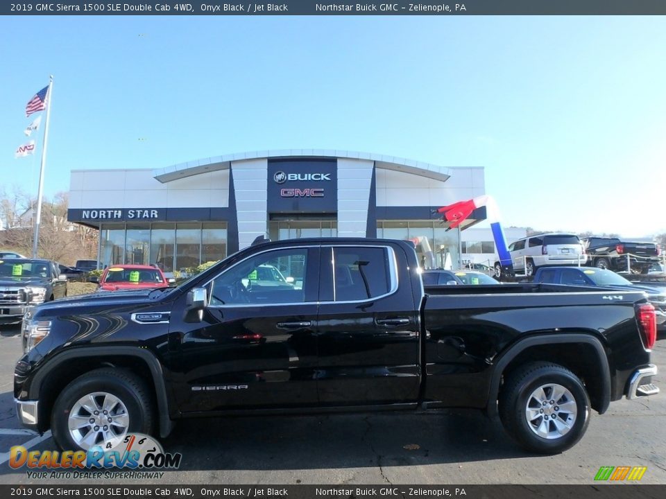 2019 GMC Sierra 1500 SLE Double Cab 4WD Onyx Black / Jet Black Photo #1