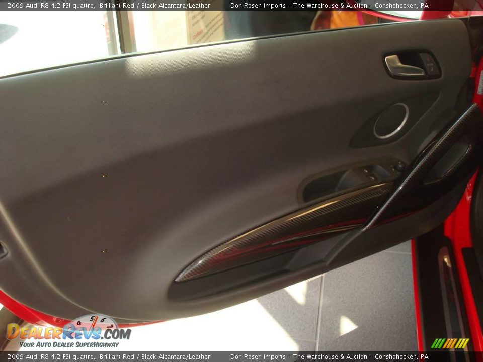2009 Audi R8 4.2 FSI quattro Brilliant Red / Black Alcantara/Leather Photo #8