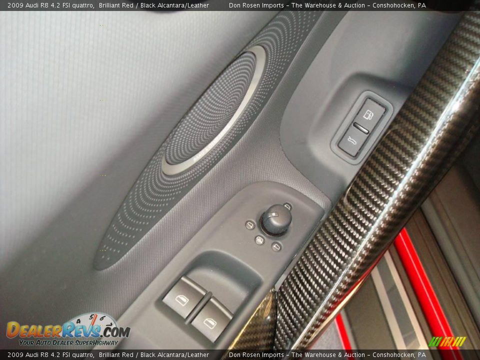 2009 Audi R8 4.2 FSI quattro Brilliant Red / Black Alcantara/Leather Photo #9