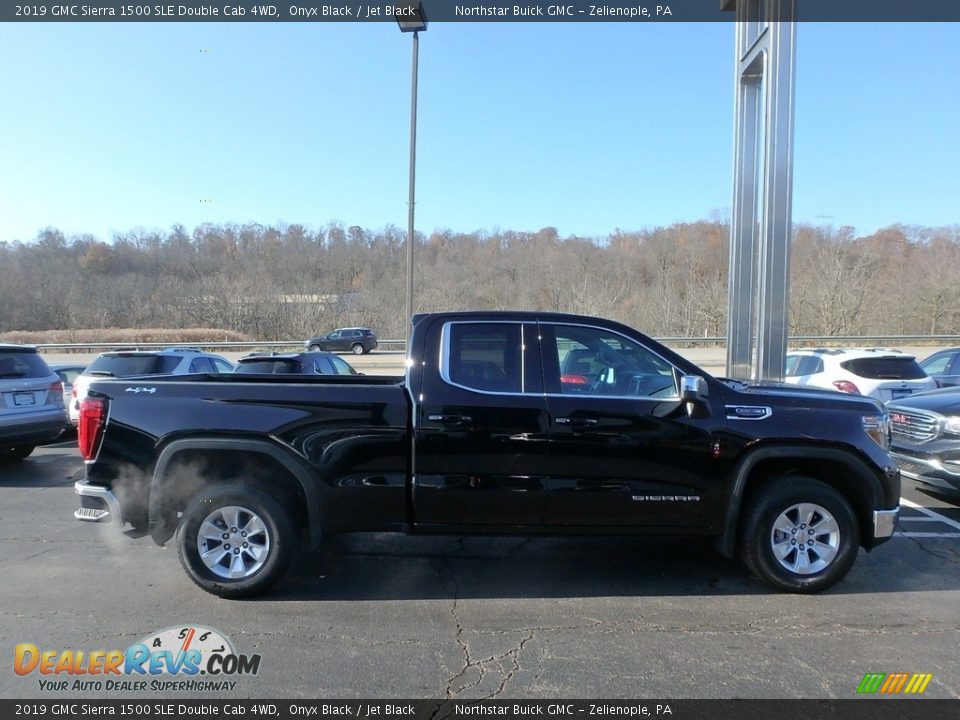 2019 GMC Sierra 1500 SLE Double Cab 4WD Onyx Black / Jet Black Photo #5