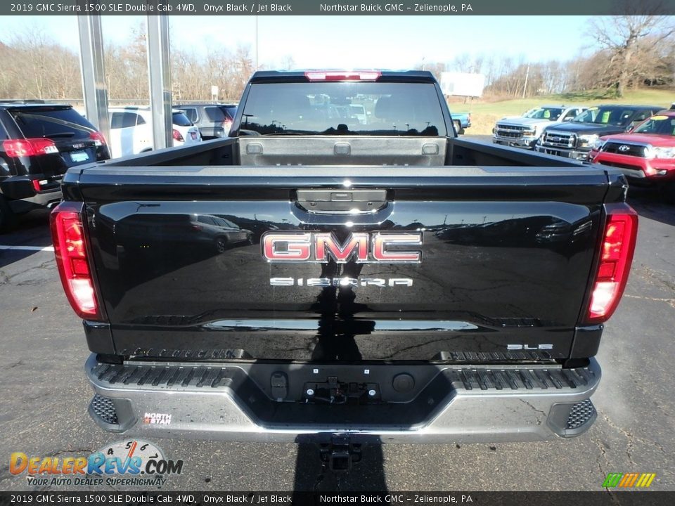 2019 GMC Sierra 1500 SLE Double Cab 4WD Onyx Black / Jet Black Photo #10