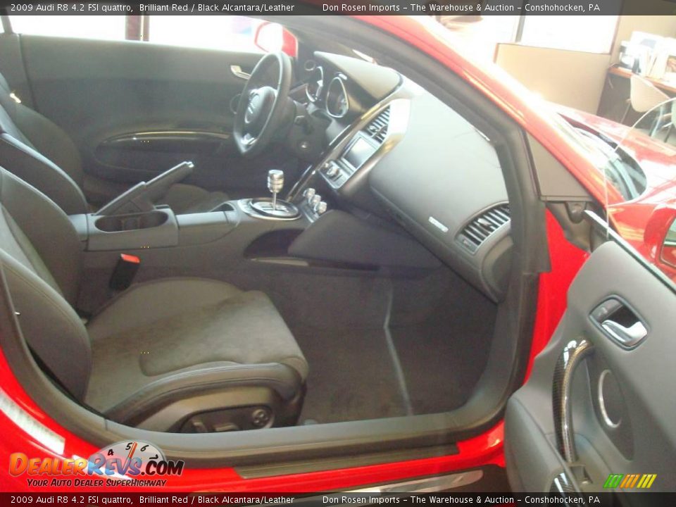 2009 Audi R8 4.2 FSI quattro Brilliant Red / Black Alcantara/Leather Photo #14