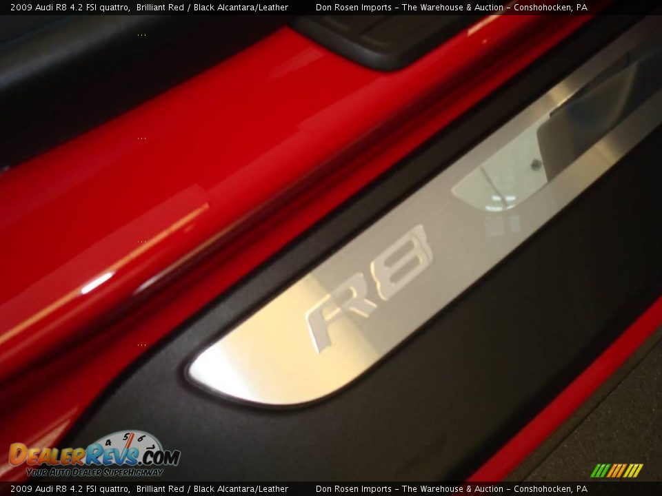 2009 Audi R8 4.2 FSI quattro Brilliant Red / Black Alcantara/Leather Photo #15