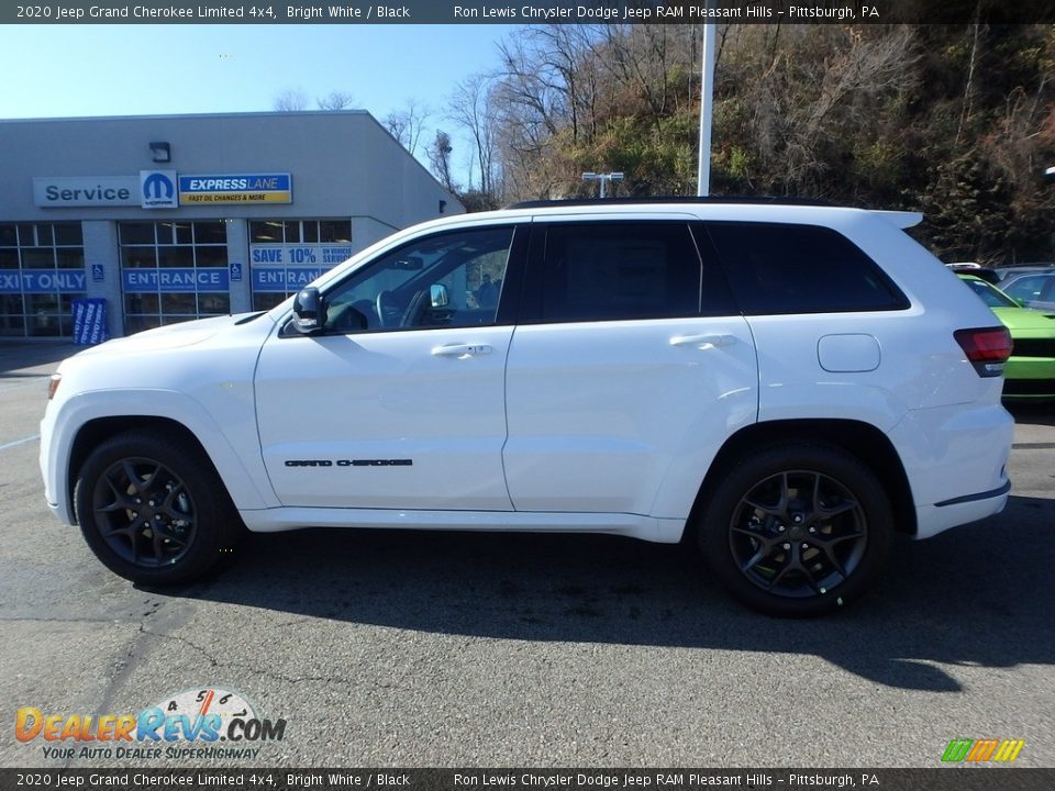 2020 Jeep Grand Cherokee Limited 4x4 Bright White / Black Photo #2