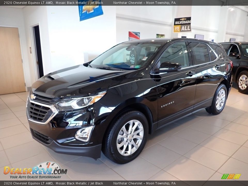 2020 Chevrolet Equinox LT AWD Mosaic Black Metallic / Jet Black Photo #1