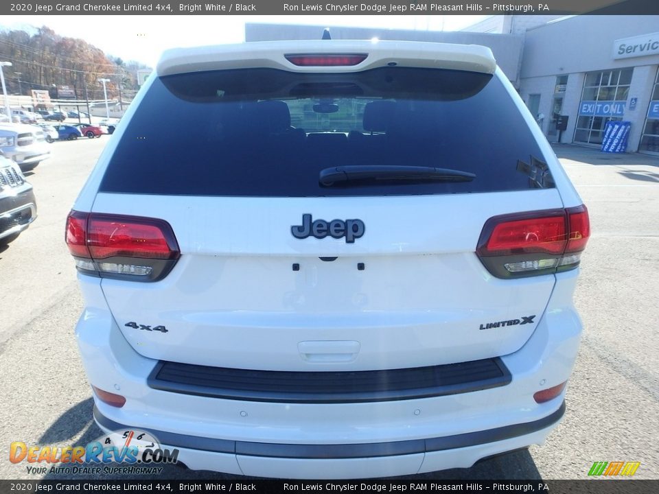 2020 Jeep Grand Cherokee Limited 4x4 Bright White / Black Photo #4