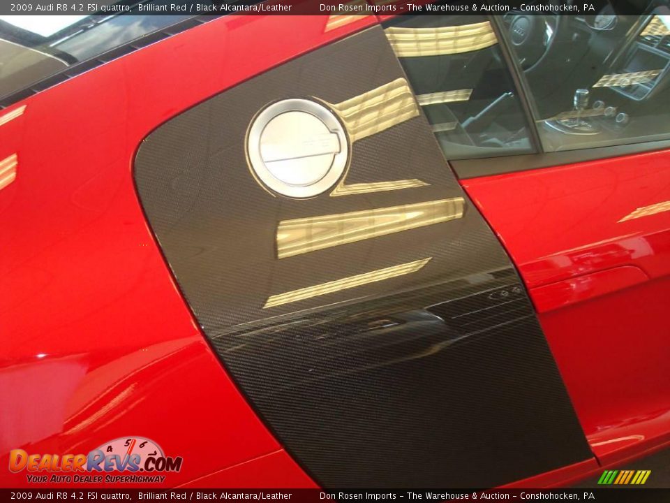 2009 Audi R8 4.2 FSI quattro Brilliant Red / Black Alcantara/Leather Photo #18