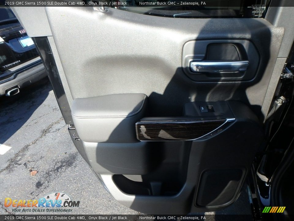 2019 GMC Sierra 1500 SLE Double Cab 4WD Onyx Black / Jet Black Photo #23