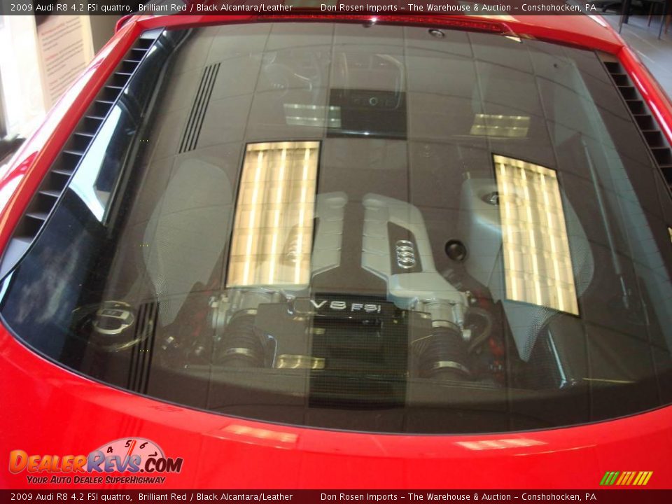 2009 Audi R8 4.2 FSI quattro Brilliant Red / Black Alcantara/Leather Photo #19
