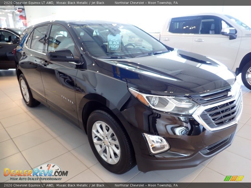 2020 Chevrolet Equinox LT AWD Mosaic Black Metallic / Jet Black Photo #5