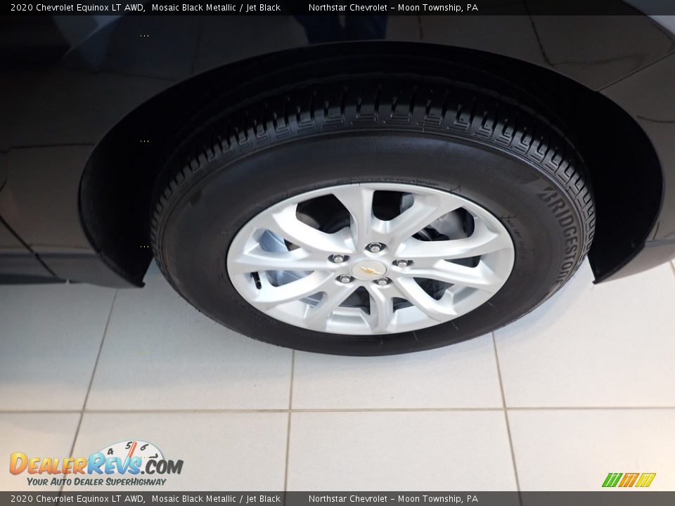 2020 Chevrolet Equinox LT AWD Mosaic Black Metallic / Jet Black Photo #7