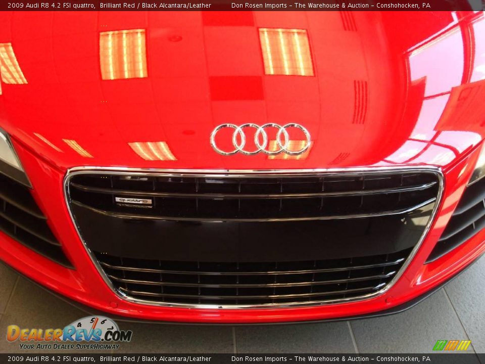 2009 Audi R8 4.2 FSI quattro Brilliant Red / Black Alcantara/Leather Photo #23